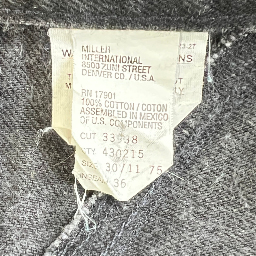 80s Rockies Black Tapered Jeans 25x36