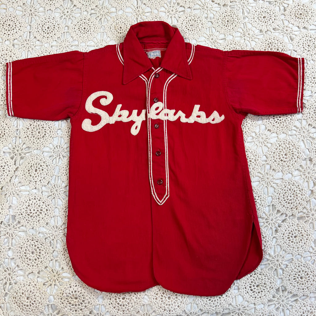 40s 50s AMCO Skylarks Jersey Shirt S/M