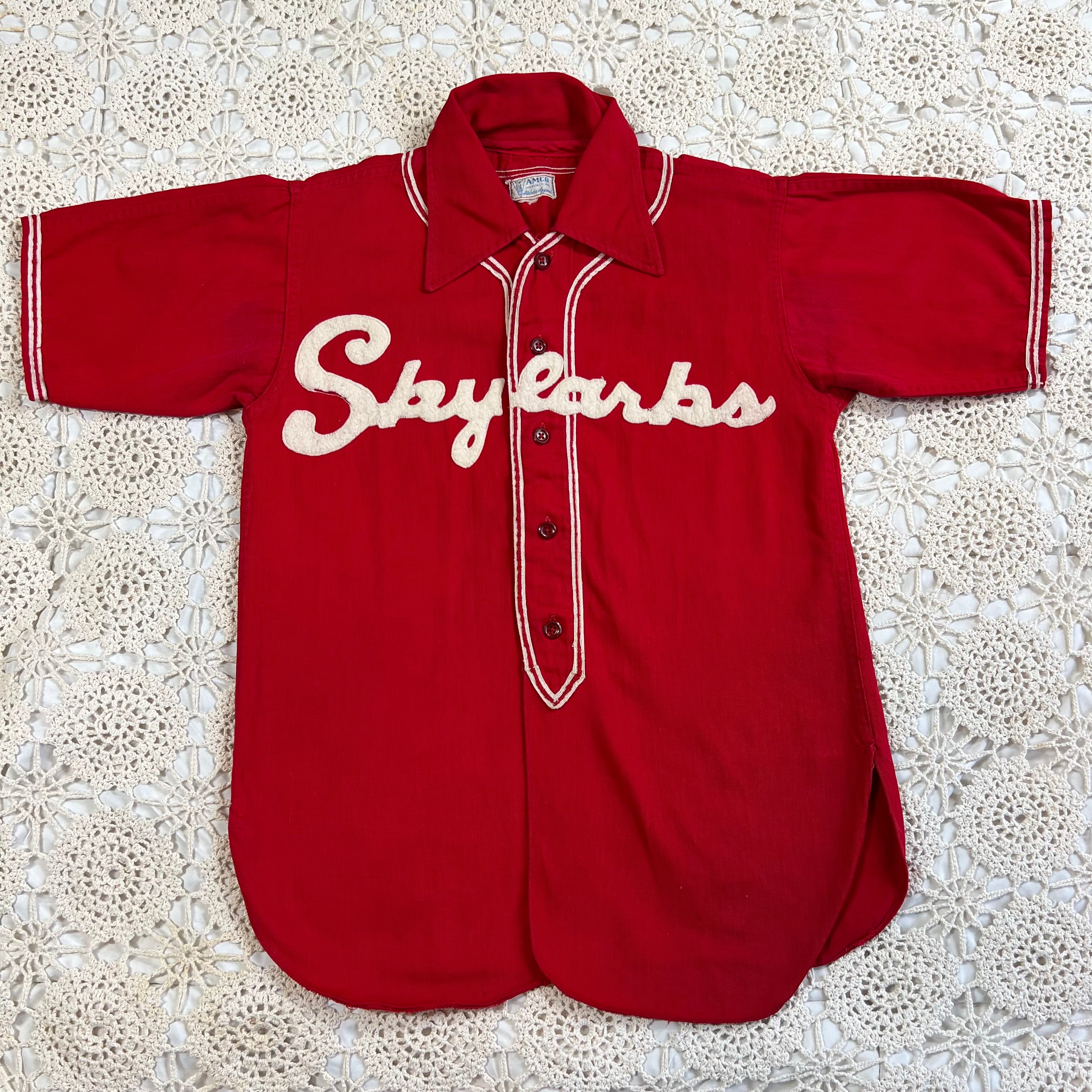 40s 50s AMCO Skylarks Jersey Shirt S/M