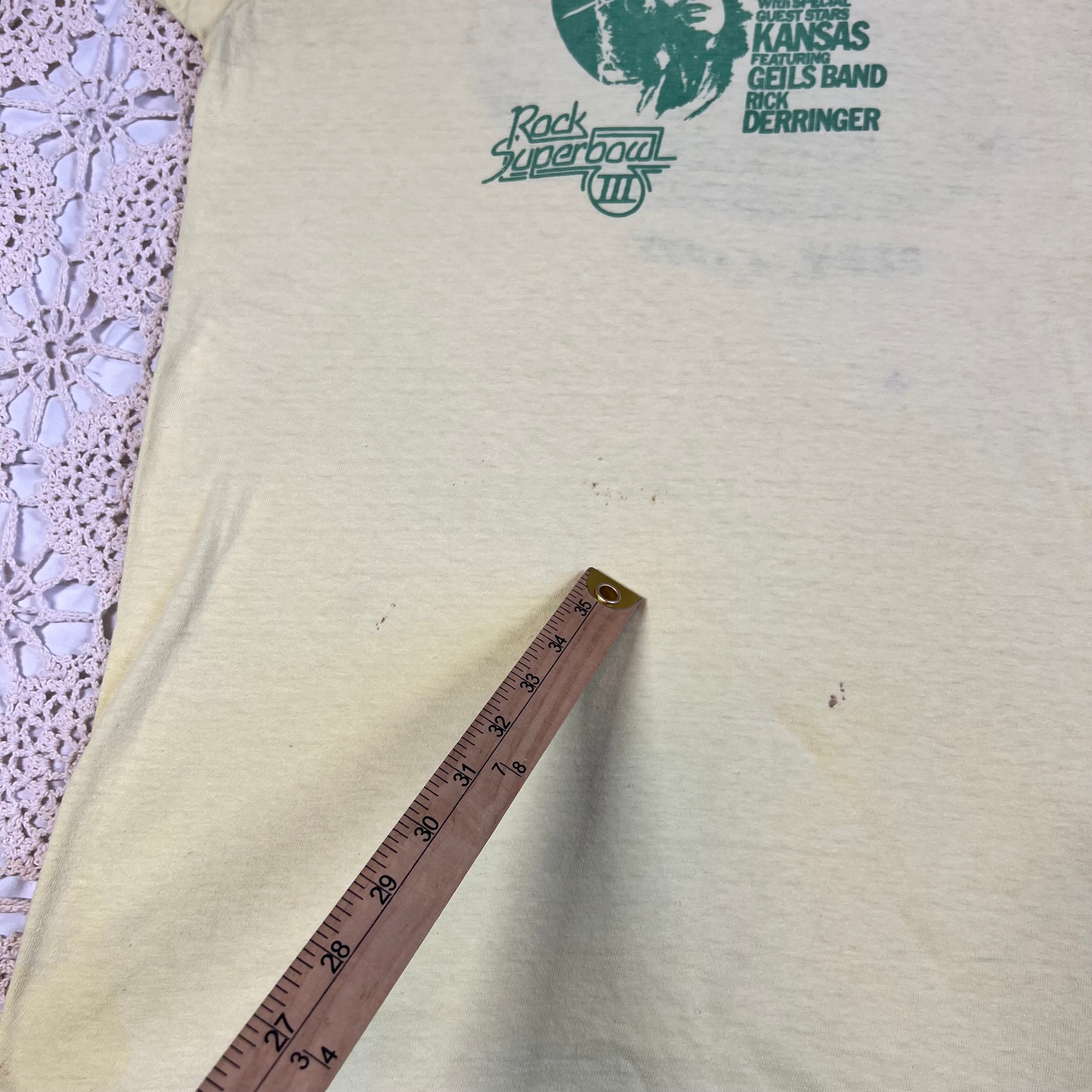 1977 Peter Frampton Tangerine Bowl Tee L