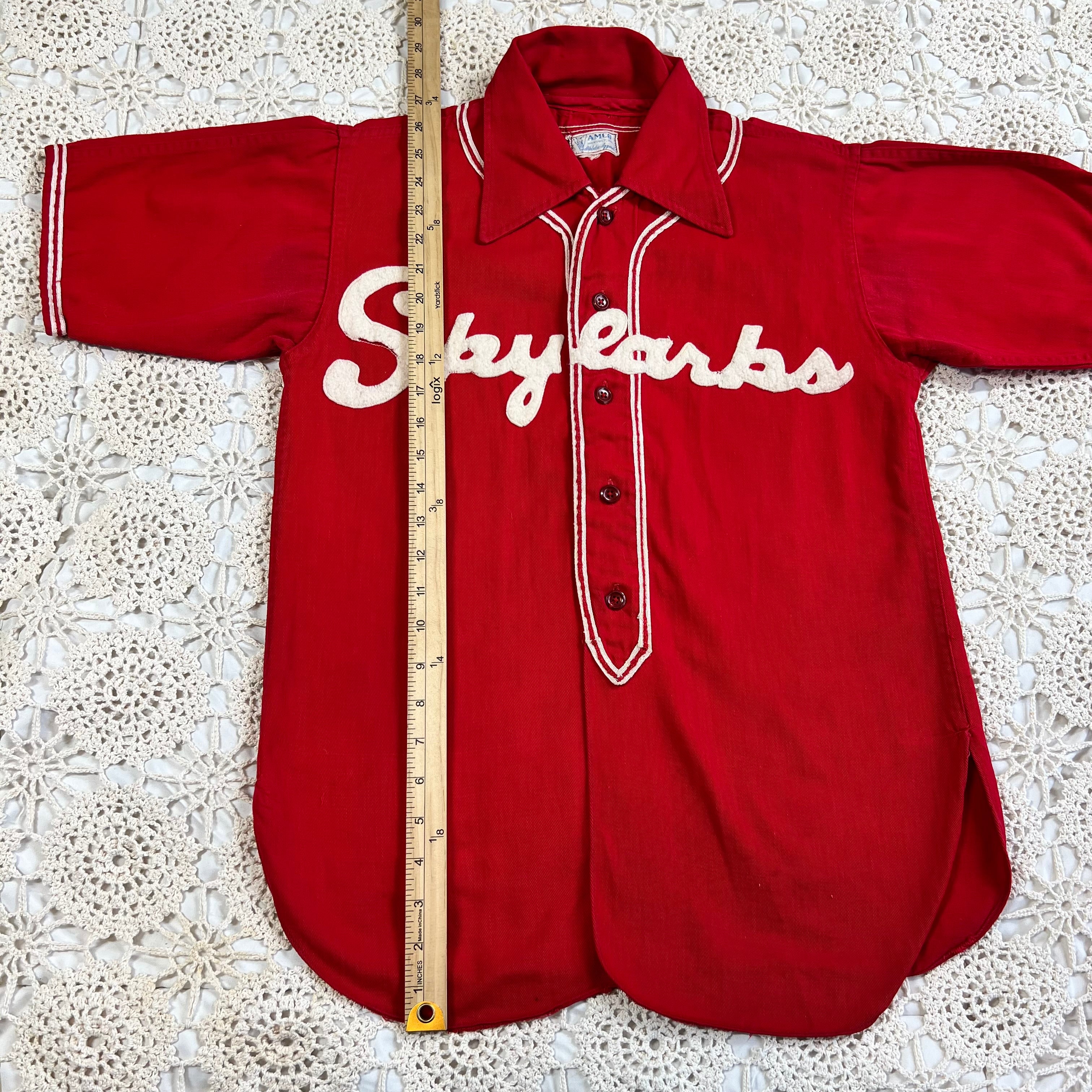 40s 50s AMCO Skylarks Jersey Shirt S/M