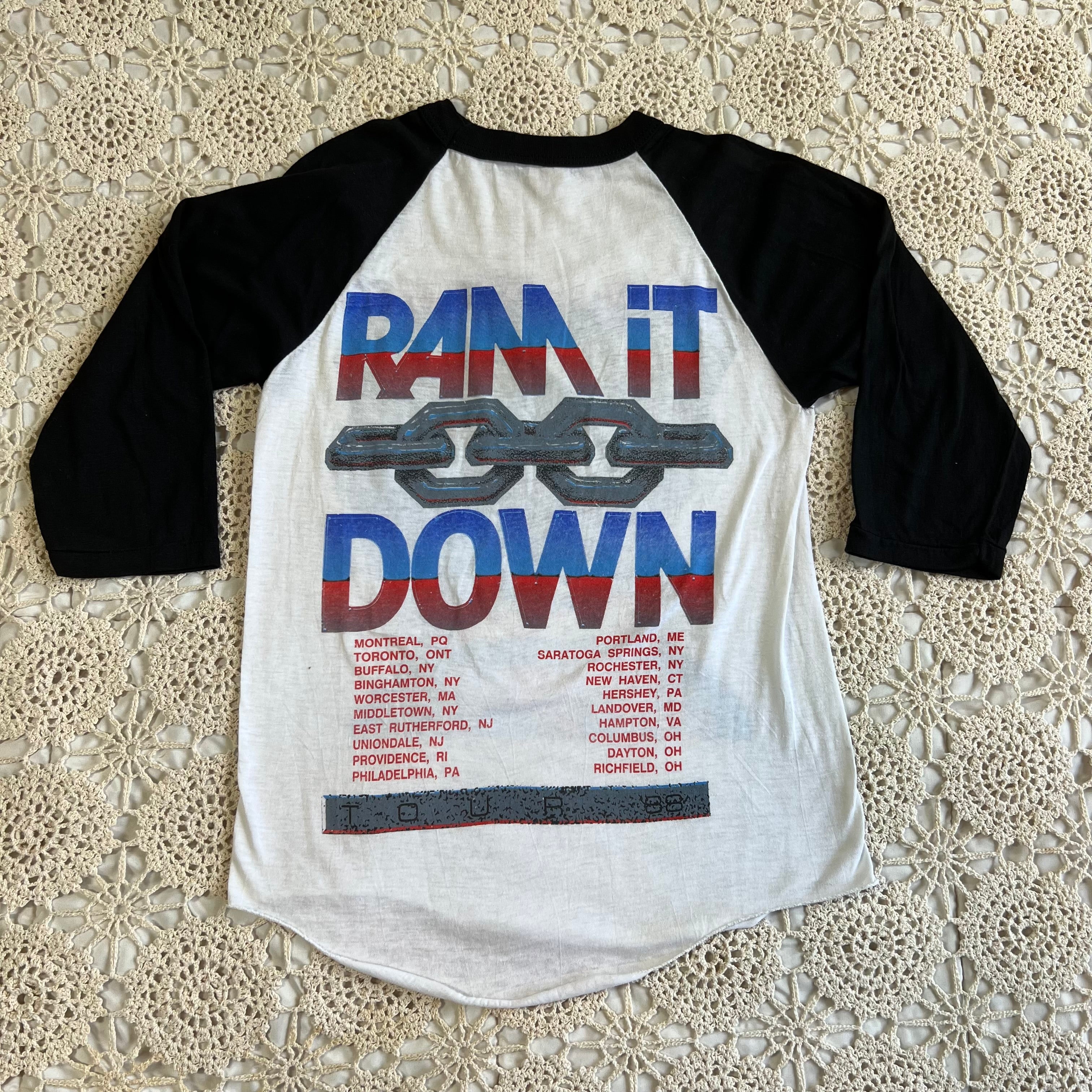 1988 Judas Priest Ram it Down Tour Raglan S