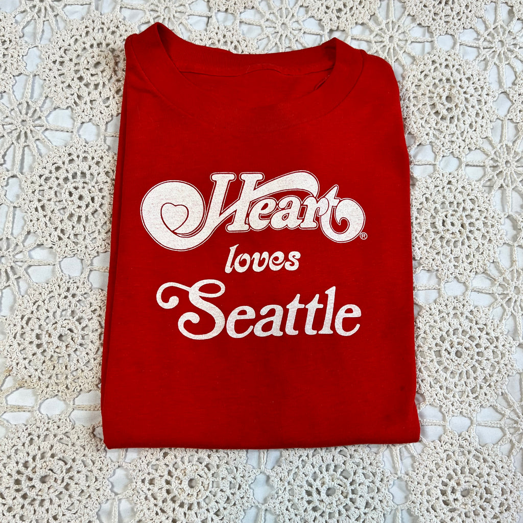 1978-9 Rare Heart Loves Seattle Three Day Event Crew Tee M
