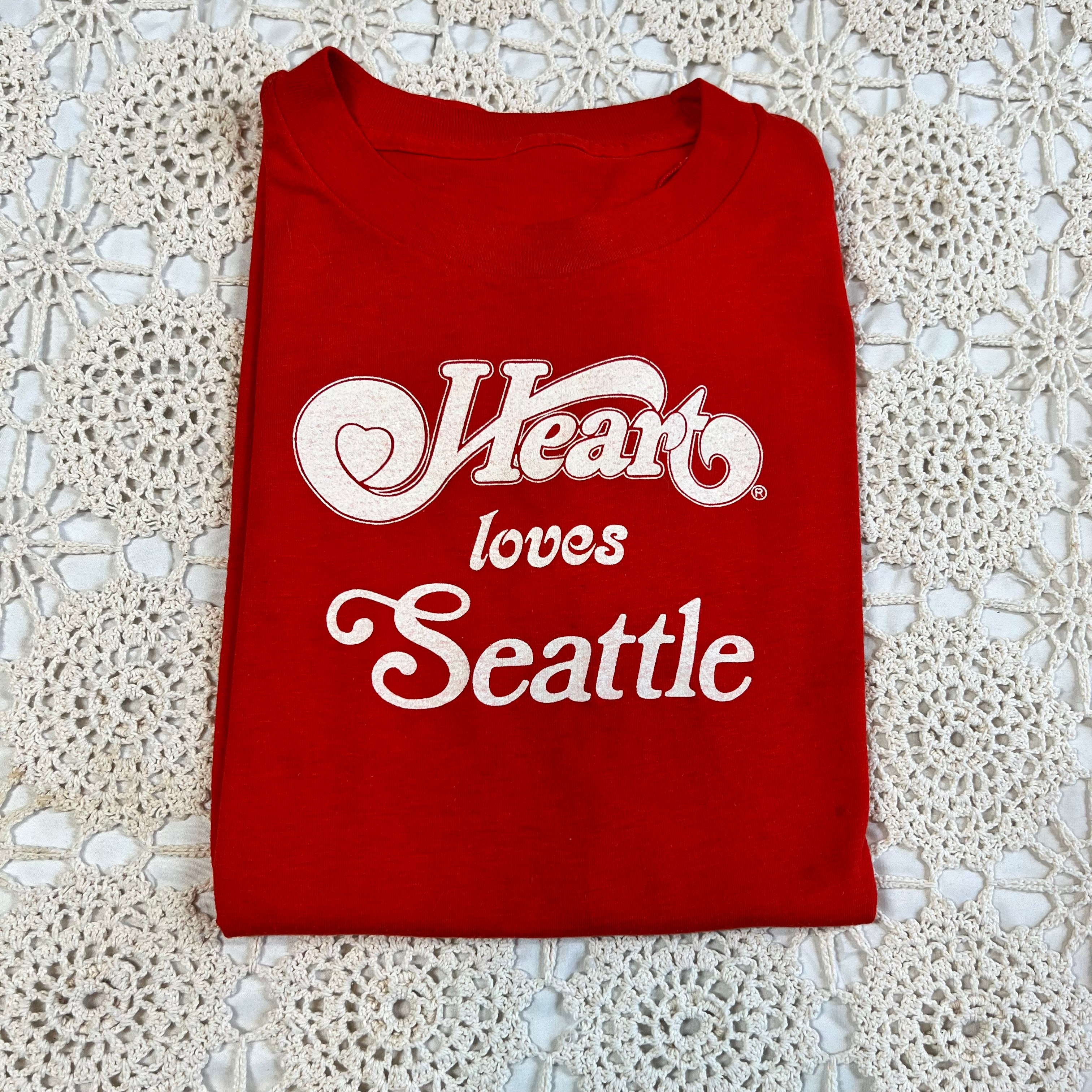1978-9 Rare Heart Loves Seattle Three Day Event Crew Tee M
