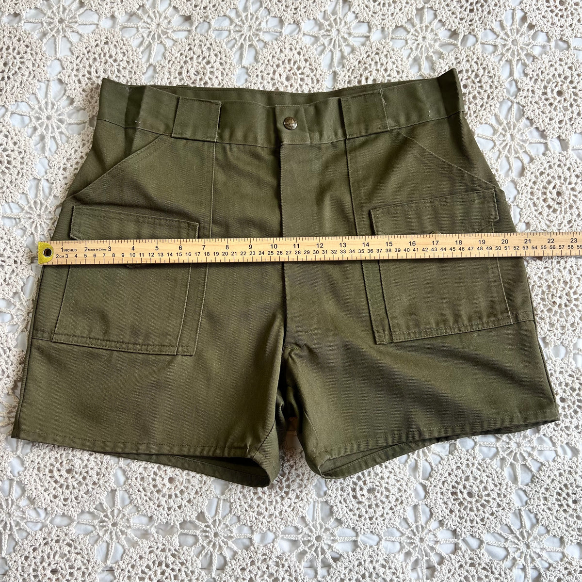 70s Official Boy Scouts of America Pocket Shorts 32