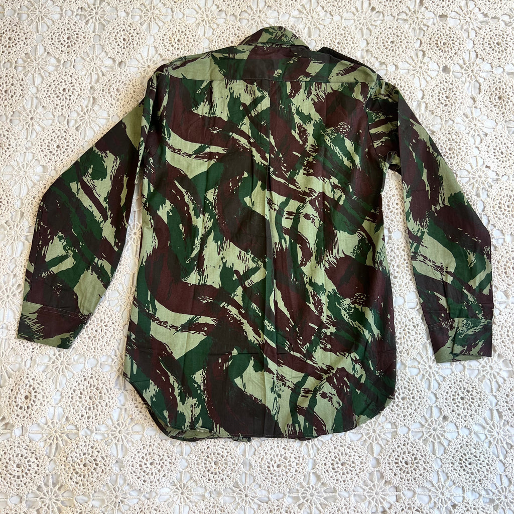 70s Portuguese Lizard Camo Field Shirt S