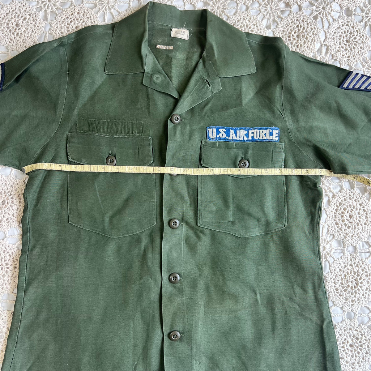60s OG 107 Sateen US Air Force Patches L