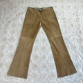 Y2K Anchor Blue Suede Bell Bottoms 7