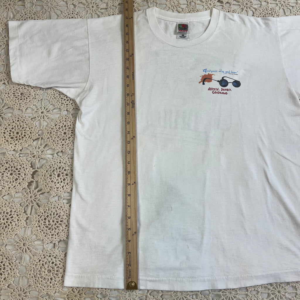 90s Ralph Steadman Road Dog Ale Art Tee XL