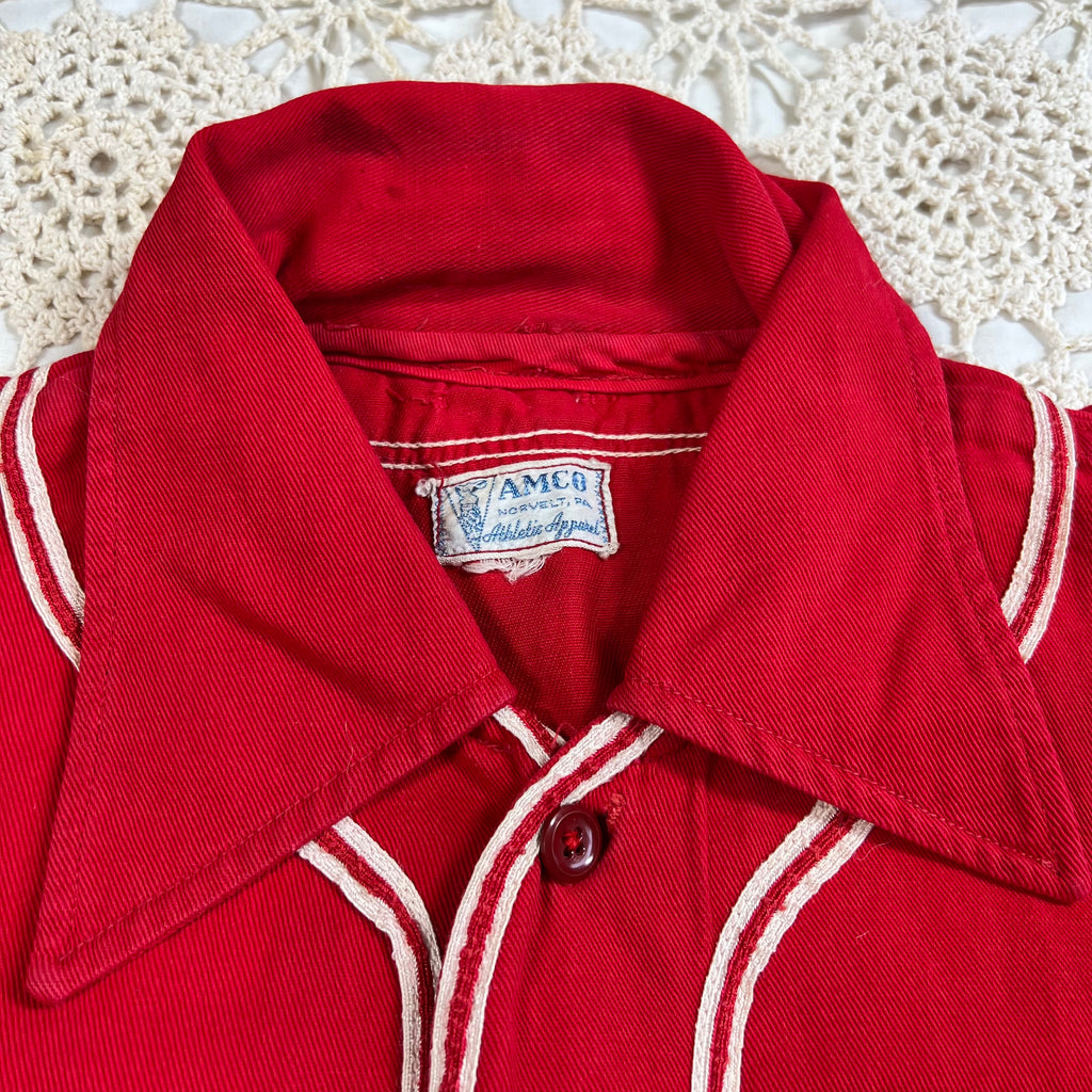 40s 50s AMCO Skylarks Jersey Shirt S/M