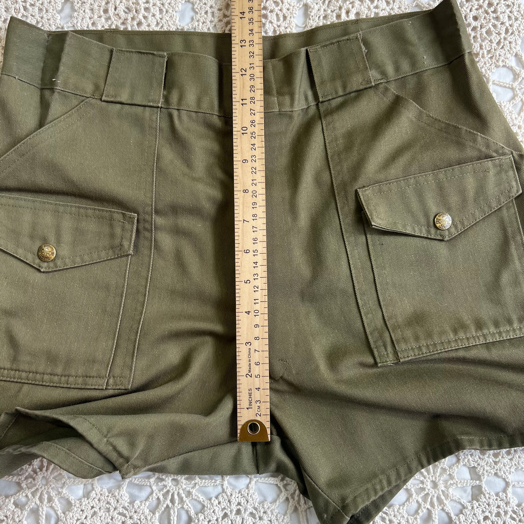 70s Official Boy Scouts of America Pocket Shorts 32