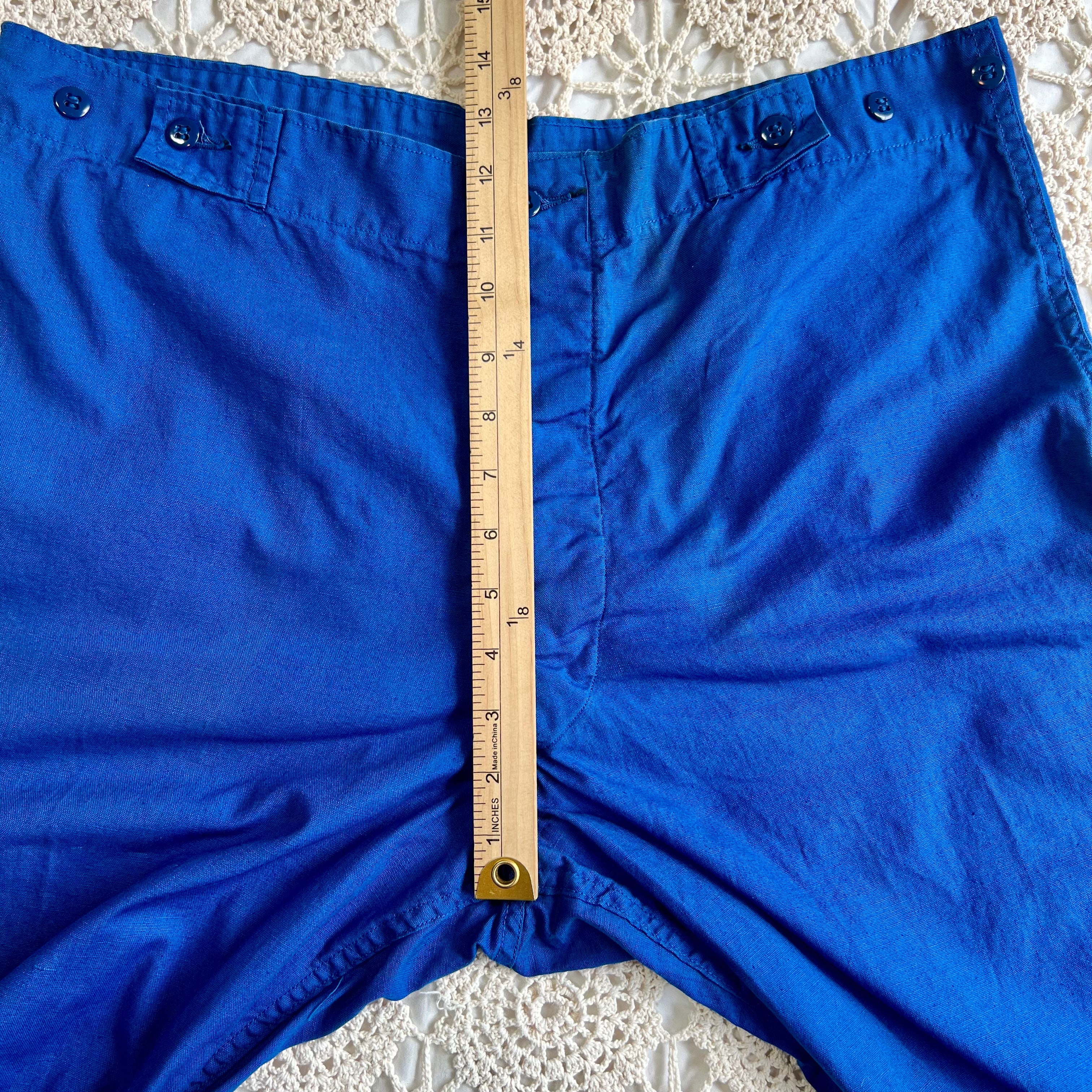 50s US Military Convalescent Suit Summer Trousers 36x29.5”