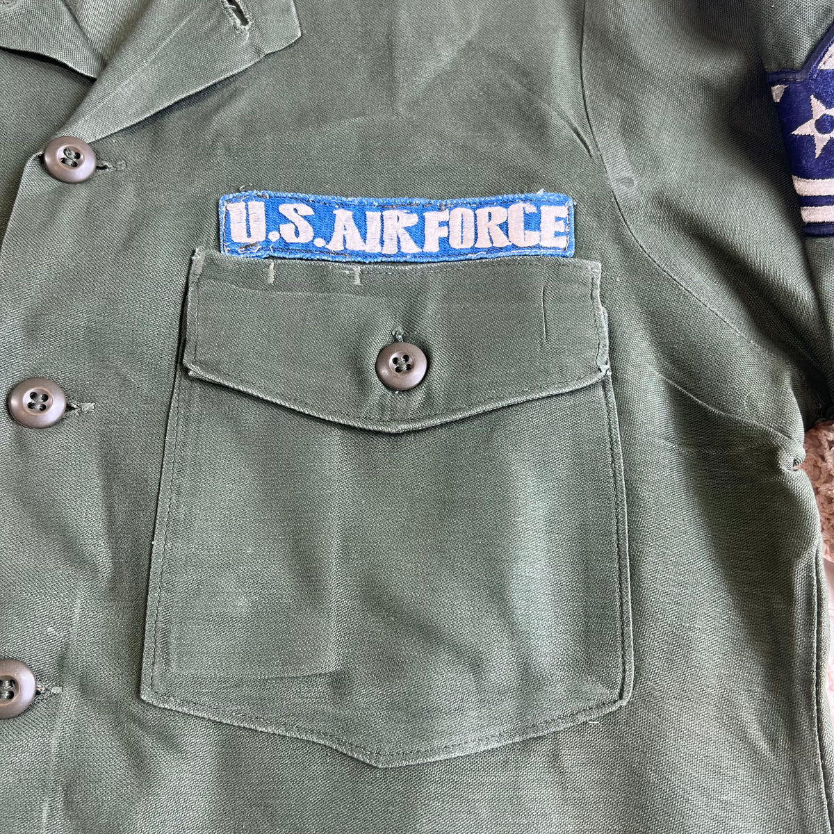 60s OG 107 Sateen US Air Force Patches L