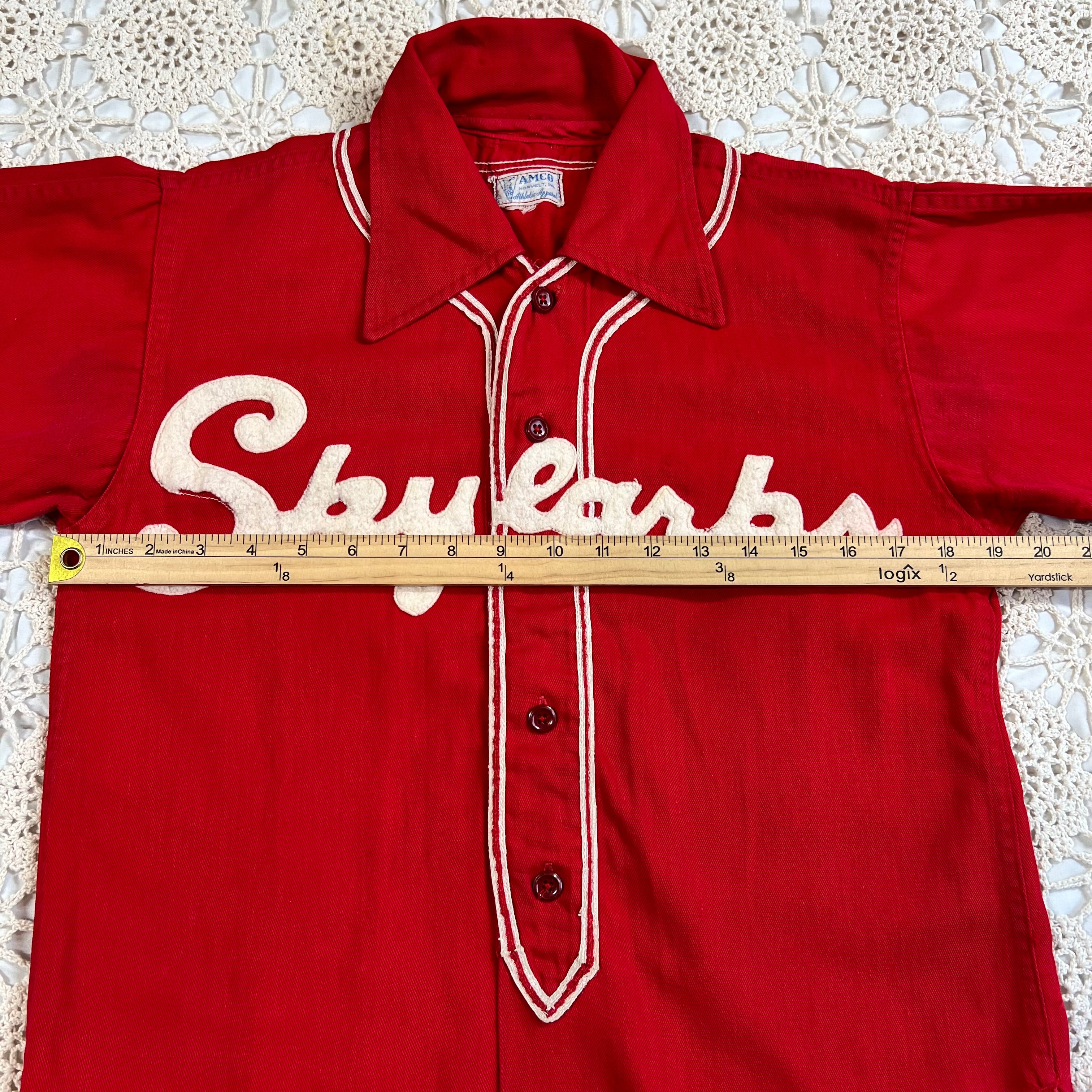 40s 50s AMCO Skylarks Jersey Shirt S/M
