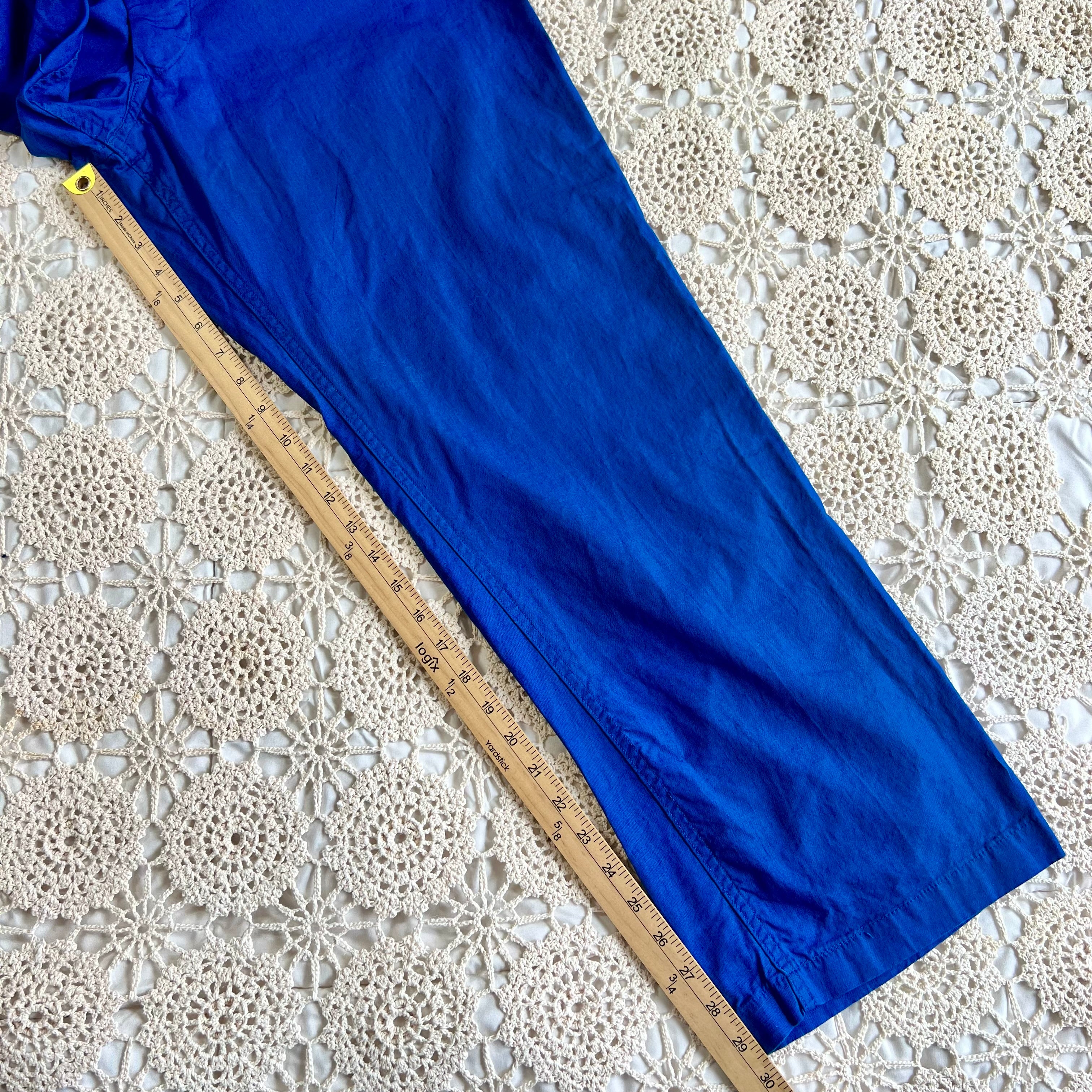 50s US Military Convalescent Suit Summer Trousers 36x29.5”