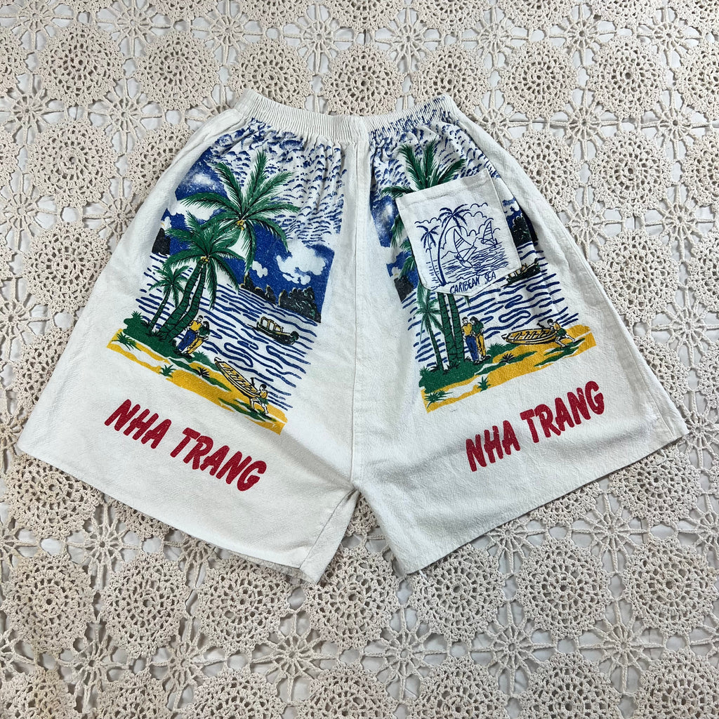 70s/80s Vietnam Tourist Shorts S/M
