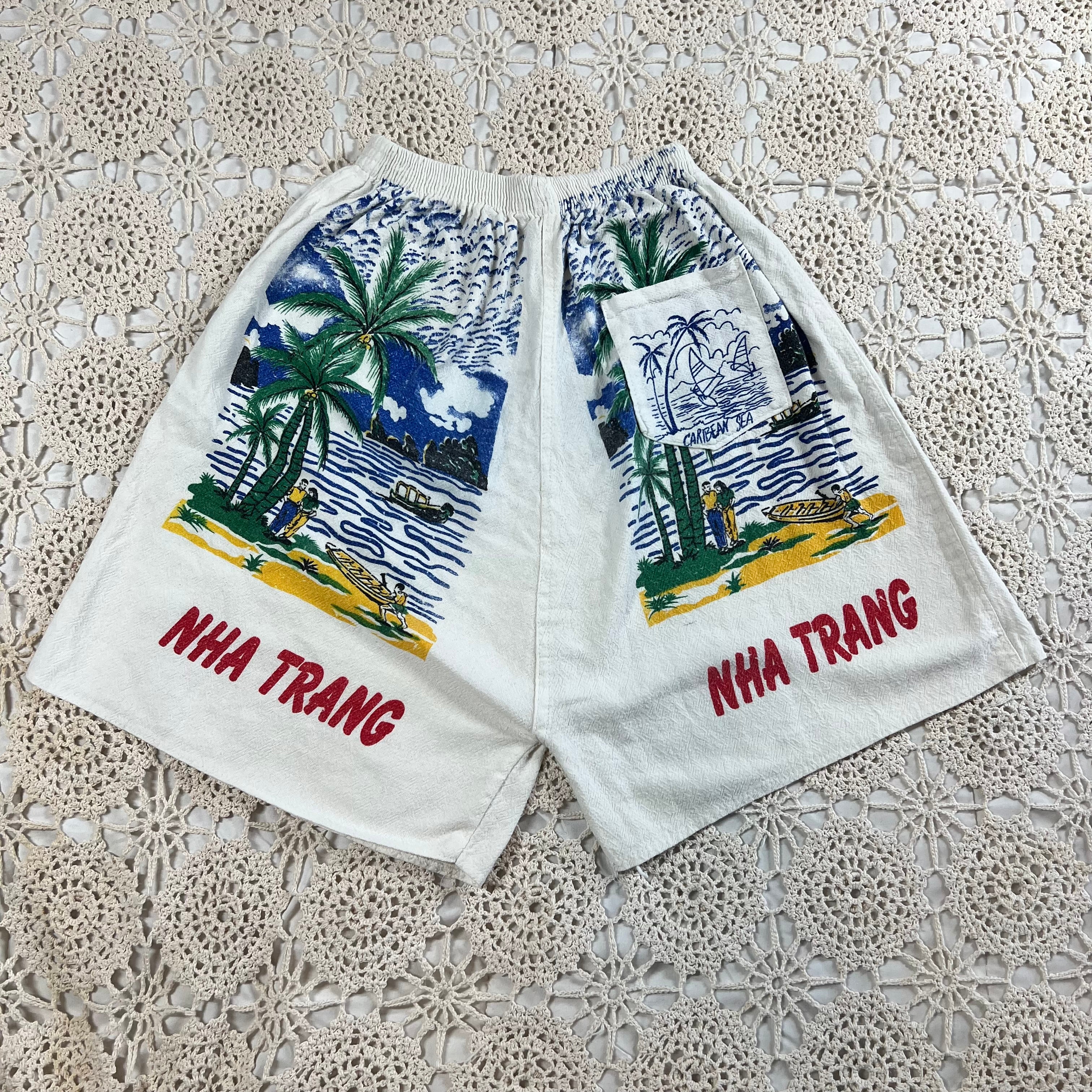 70s/80s Vietnam Tourist Shorts S/M
