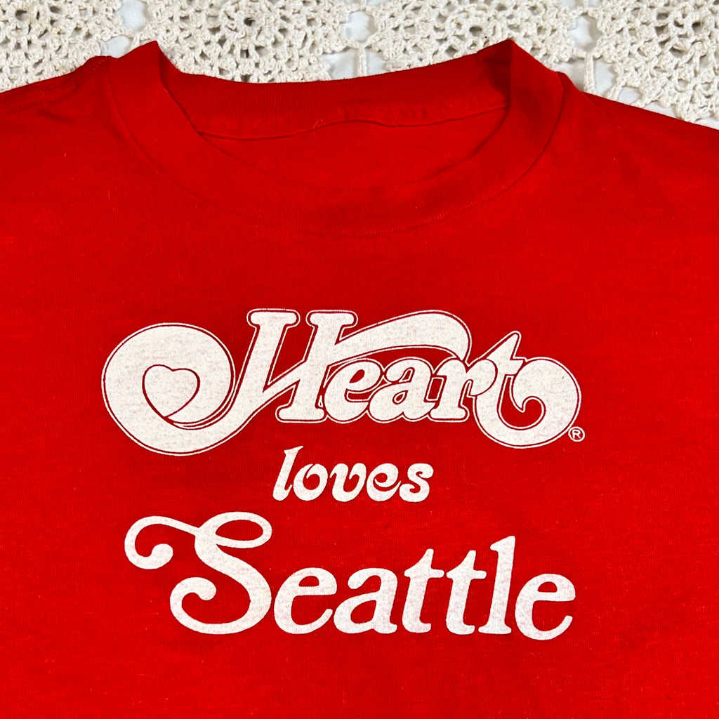 1978-9 Rare Heart Loves Seattle Three Day Event Crew Tee M