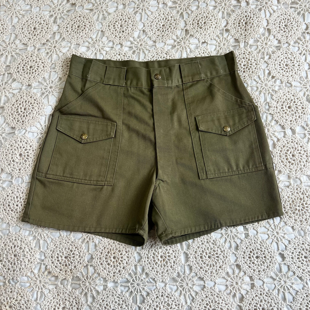 70s Official Boy Scouts of America Pocket Shorts 32