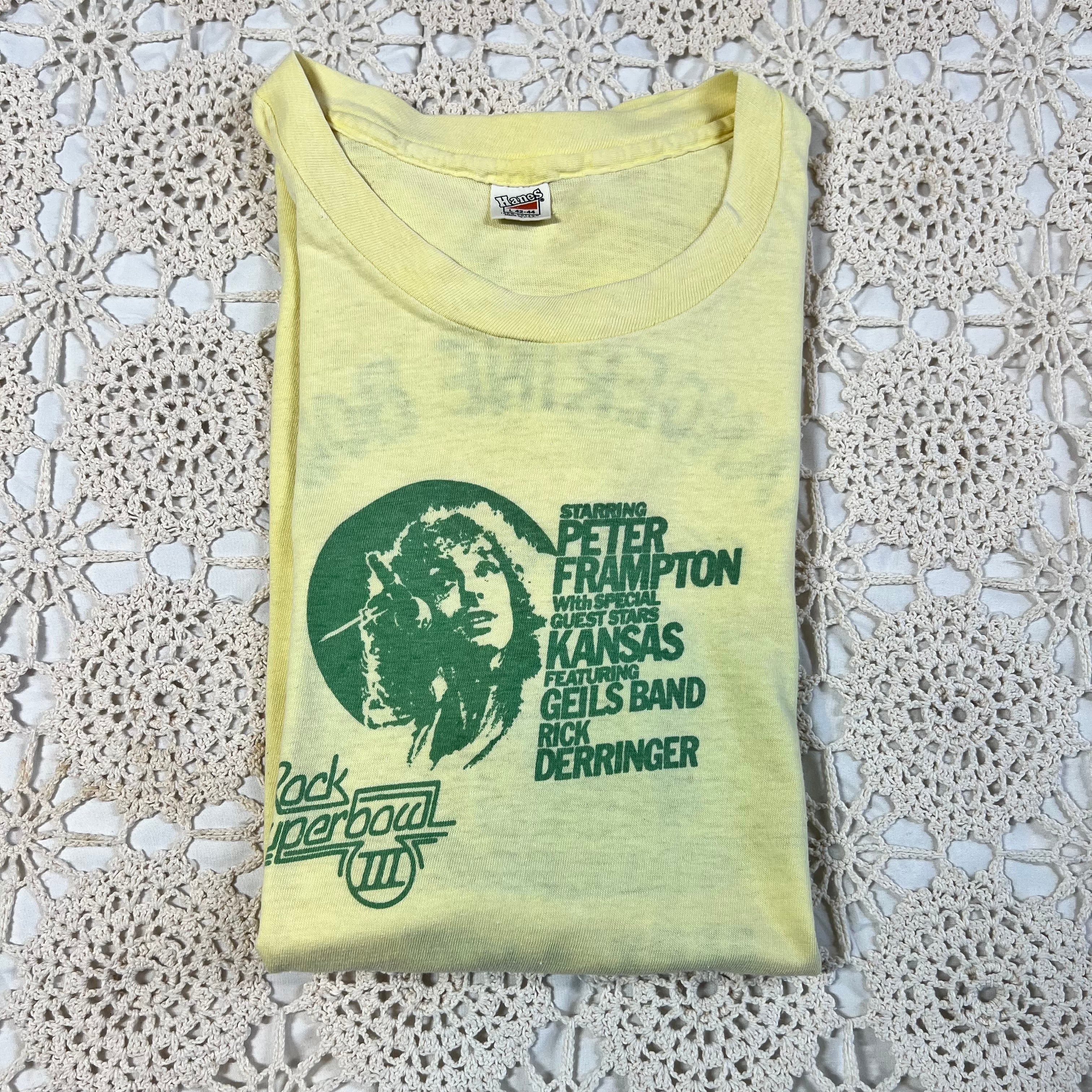 1977 Peter Frampton Tangerine Bowl Tee L