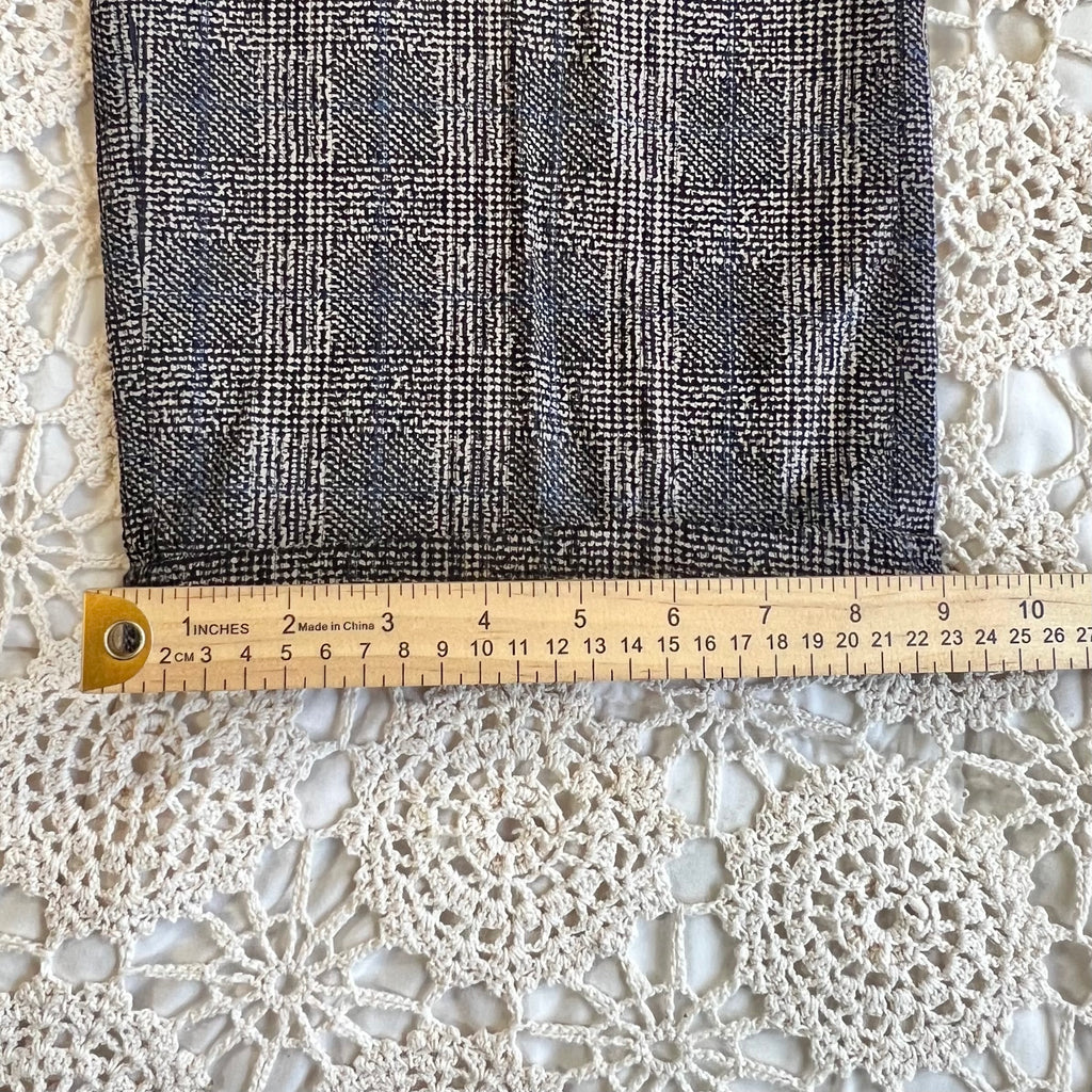 1930s Blue Wing Glen Plaid Trousers 30x32