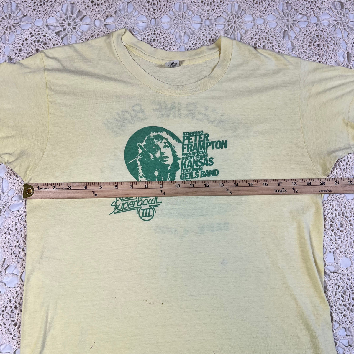 1977 Peter Frampton Tangerine Bowl Tee L