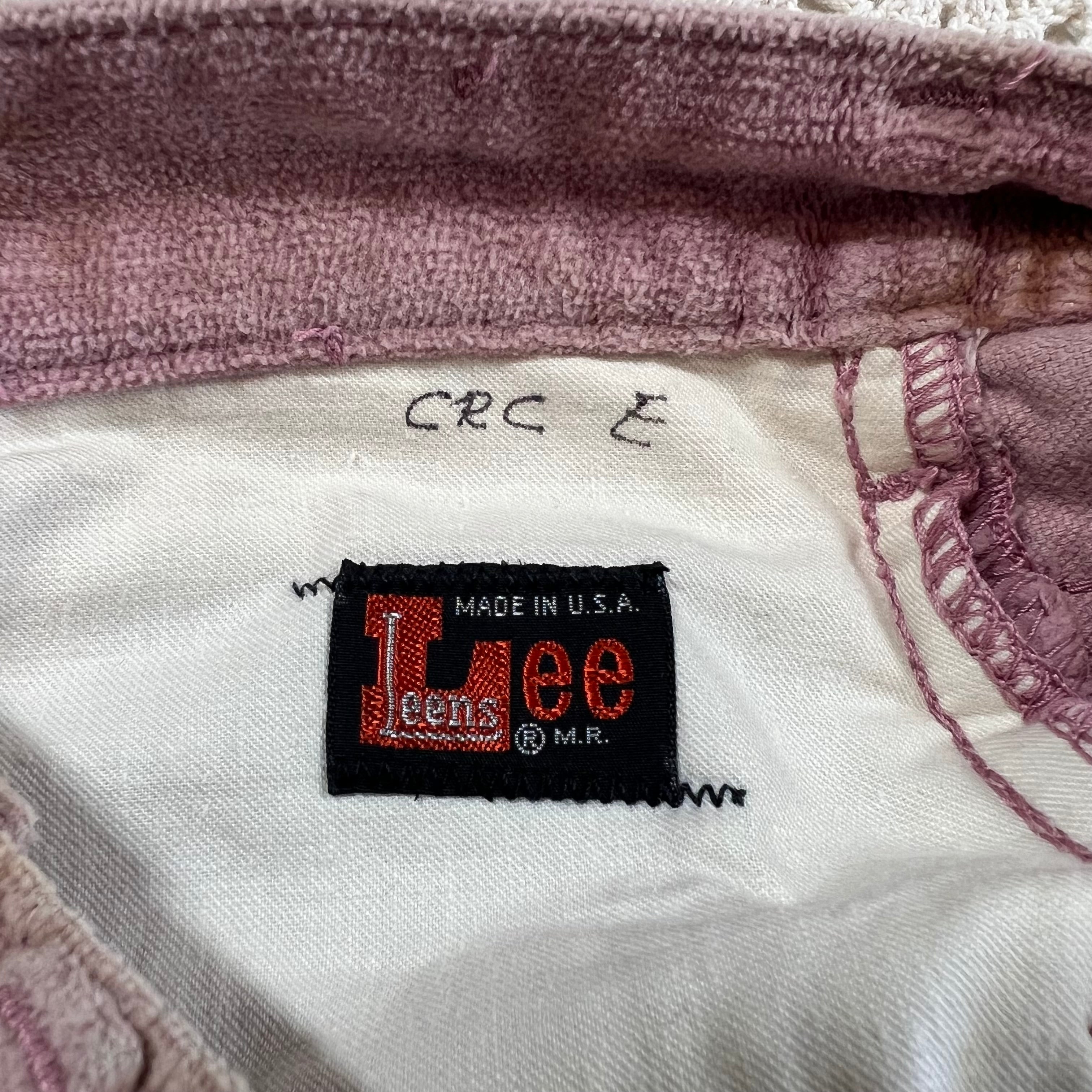 70s Lee Dusty Rose Corduroy Bell Bottoms Hollywood Costume House CRC 32x31.5”