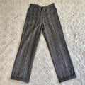 1930s Blue Wing Glen Plaid Trousers 30x32