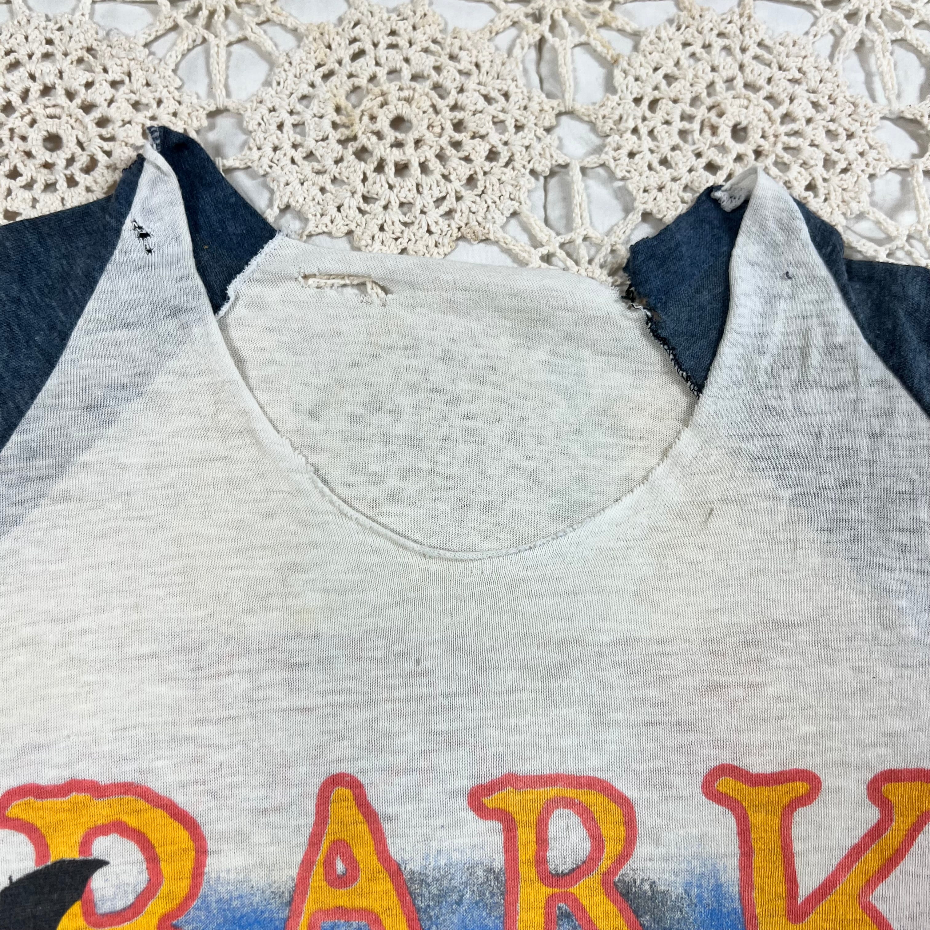 1984 Ozzy Osbourne Bark at the Moon Cut Off Tour Raglan M