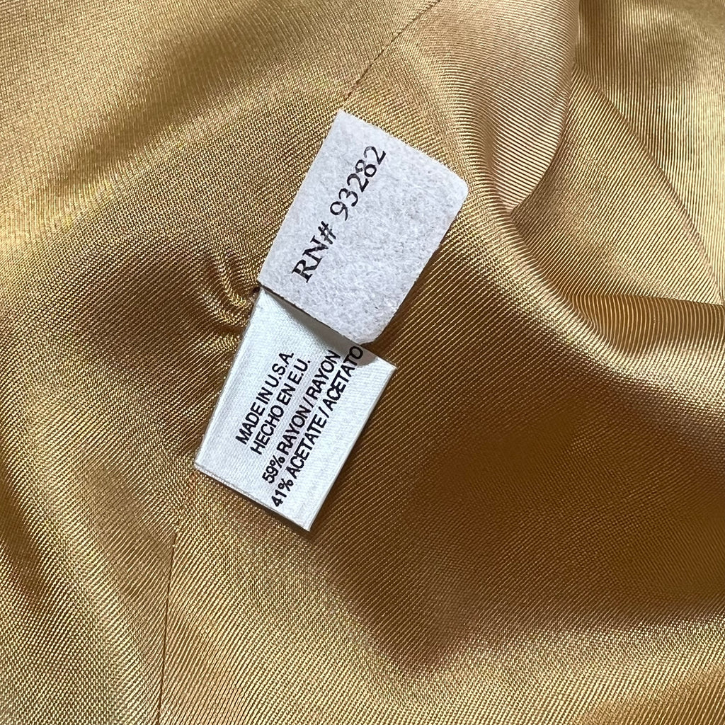 80s Deadstock Talk of the Walk Nautical Navy and Gold Blazer L