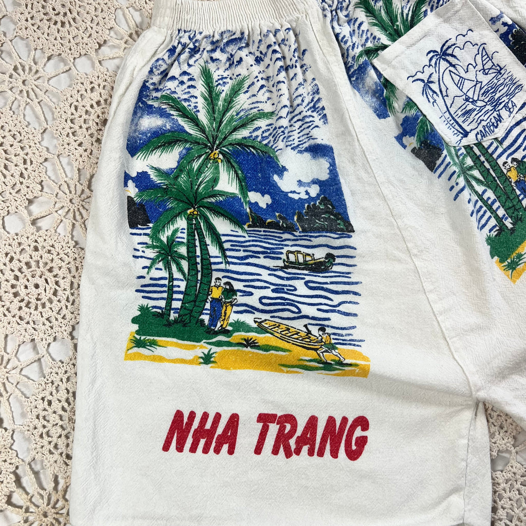 70s/80s Vietnam Tourist Shorts S/M