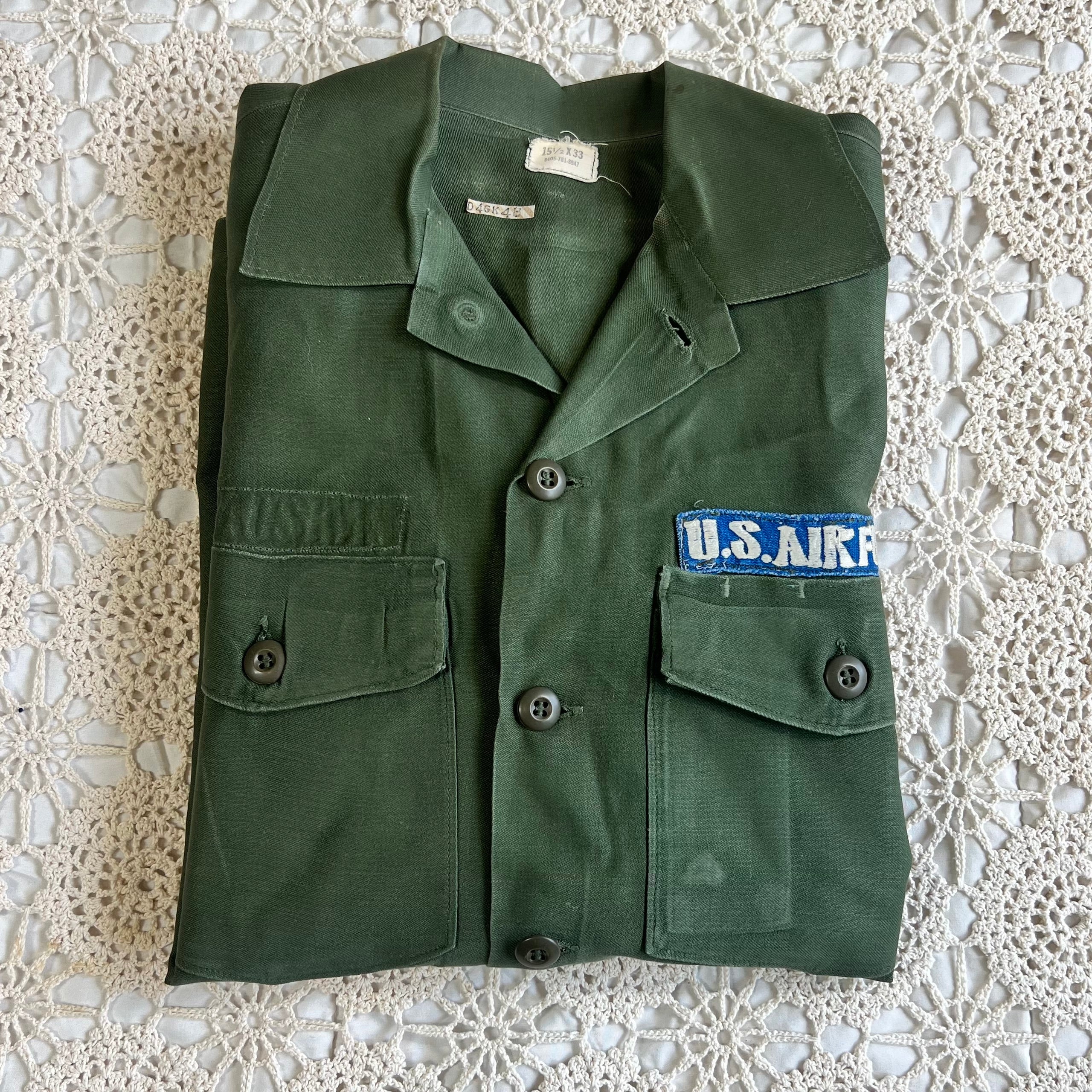 60s OG 107 Sateen US Air Force Patches L