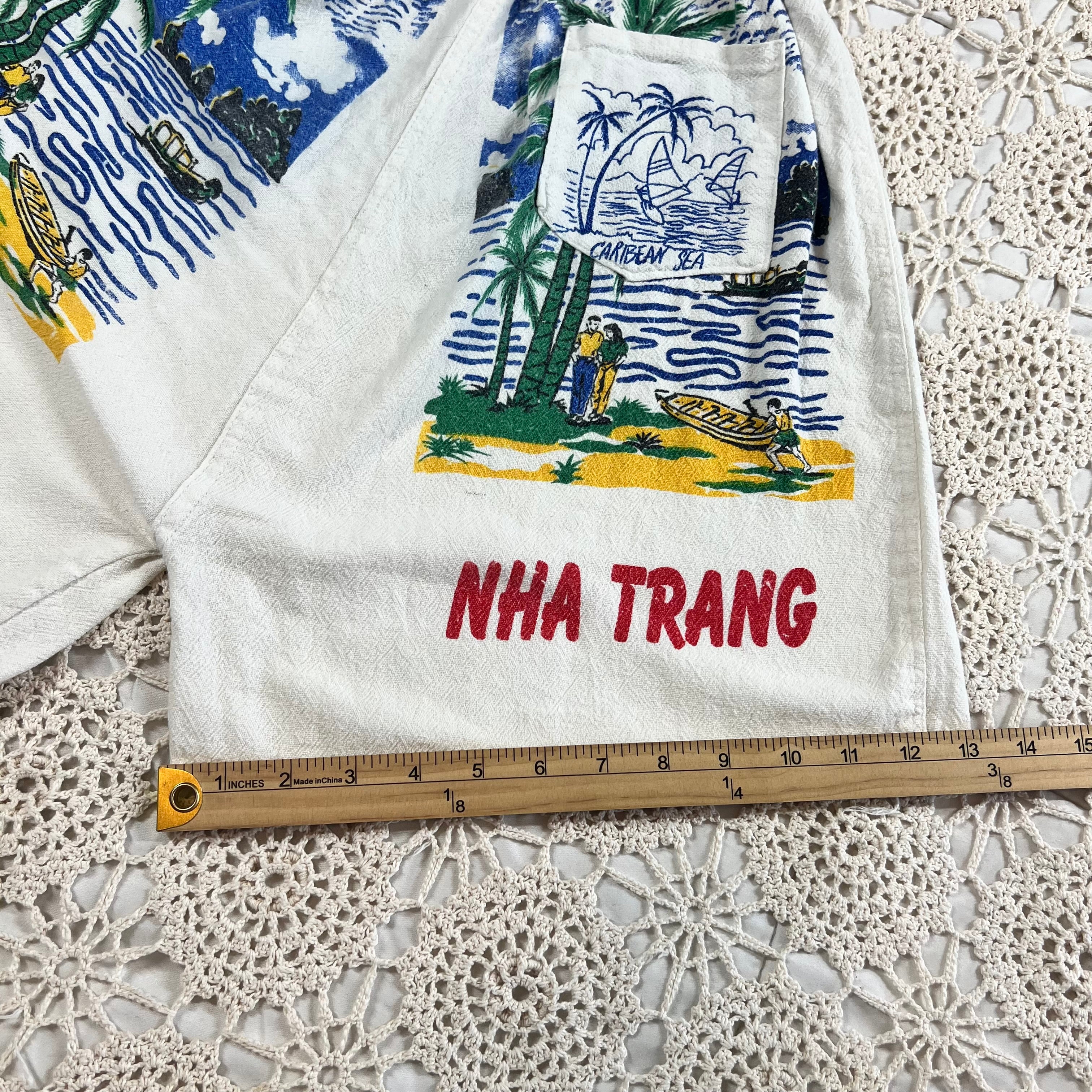 70s/80s Vietnam Tourist Shorts S/M