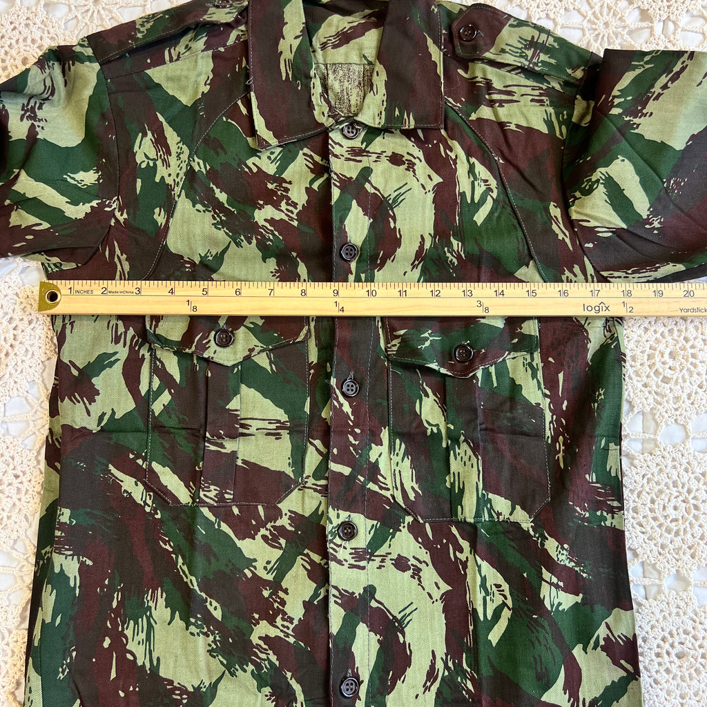 70s Portuguese Lizard Camo Field Shirt S