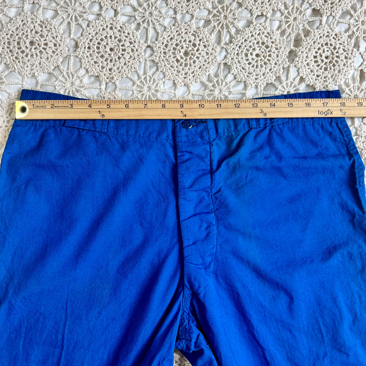 50s US Military Convalescent Suit Summer Trousers 36x29.5”