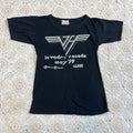 1979 Van Halen Invades Canada VH II Album Promotional Baby Tee S