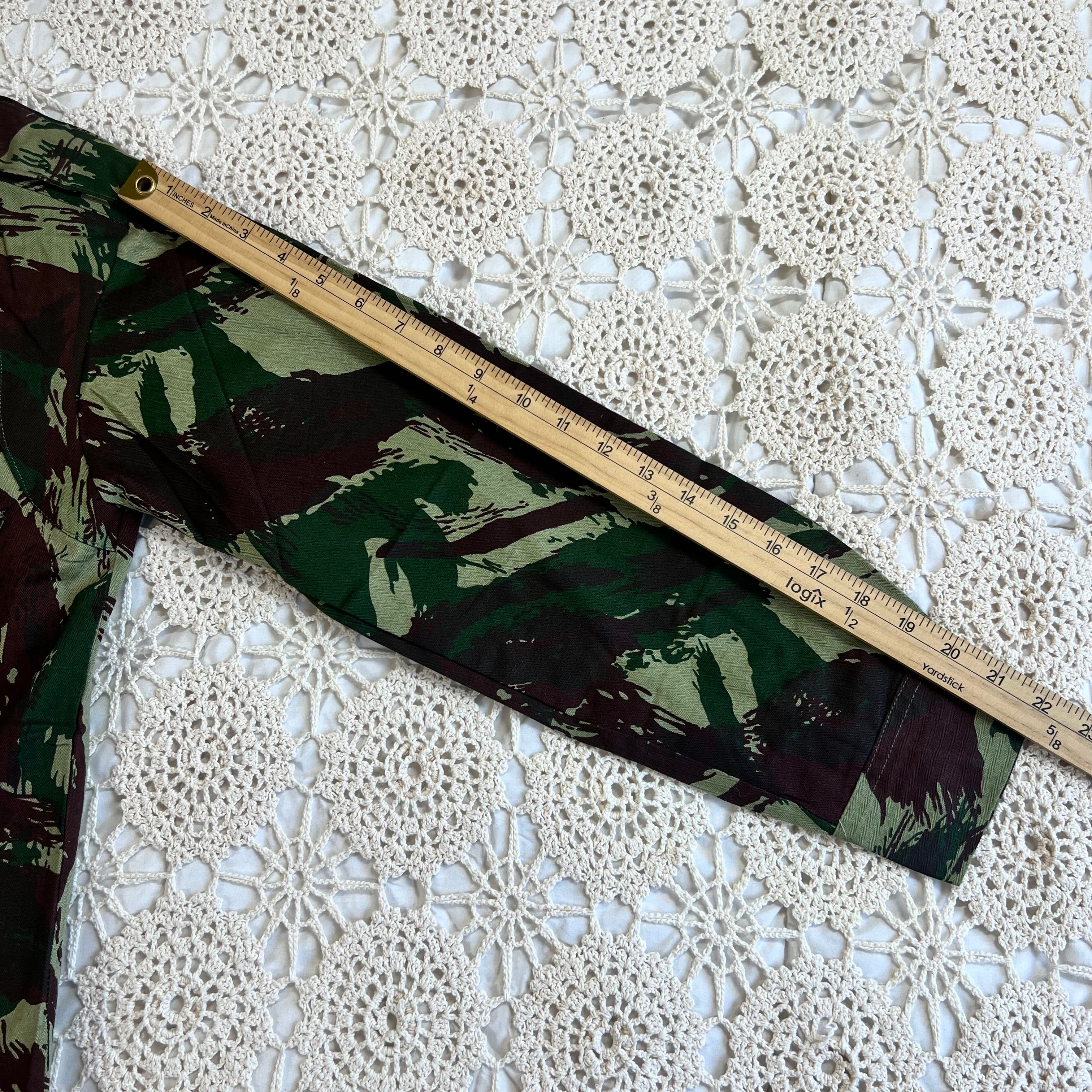 70s Portuguese Lizard Camo Field Shirt S